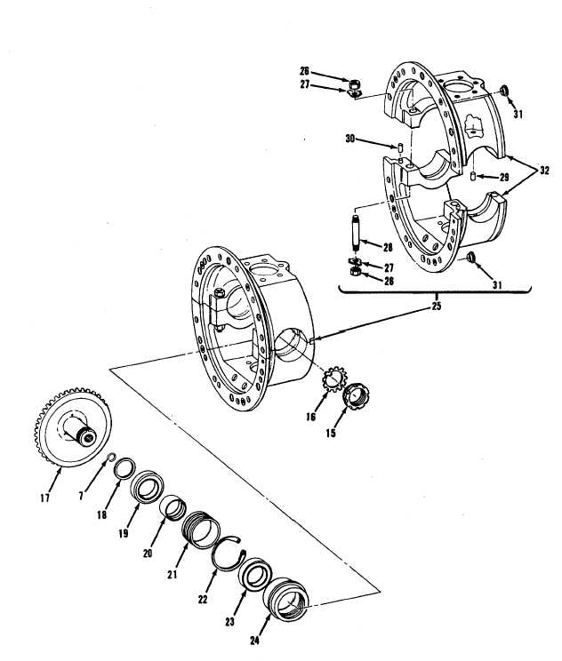 FIGURE 40. ACCESSORY DRIVE GEAR ASSEMBLY (SHEET 2 OF 2)